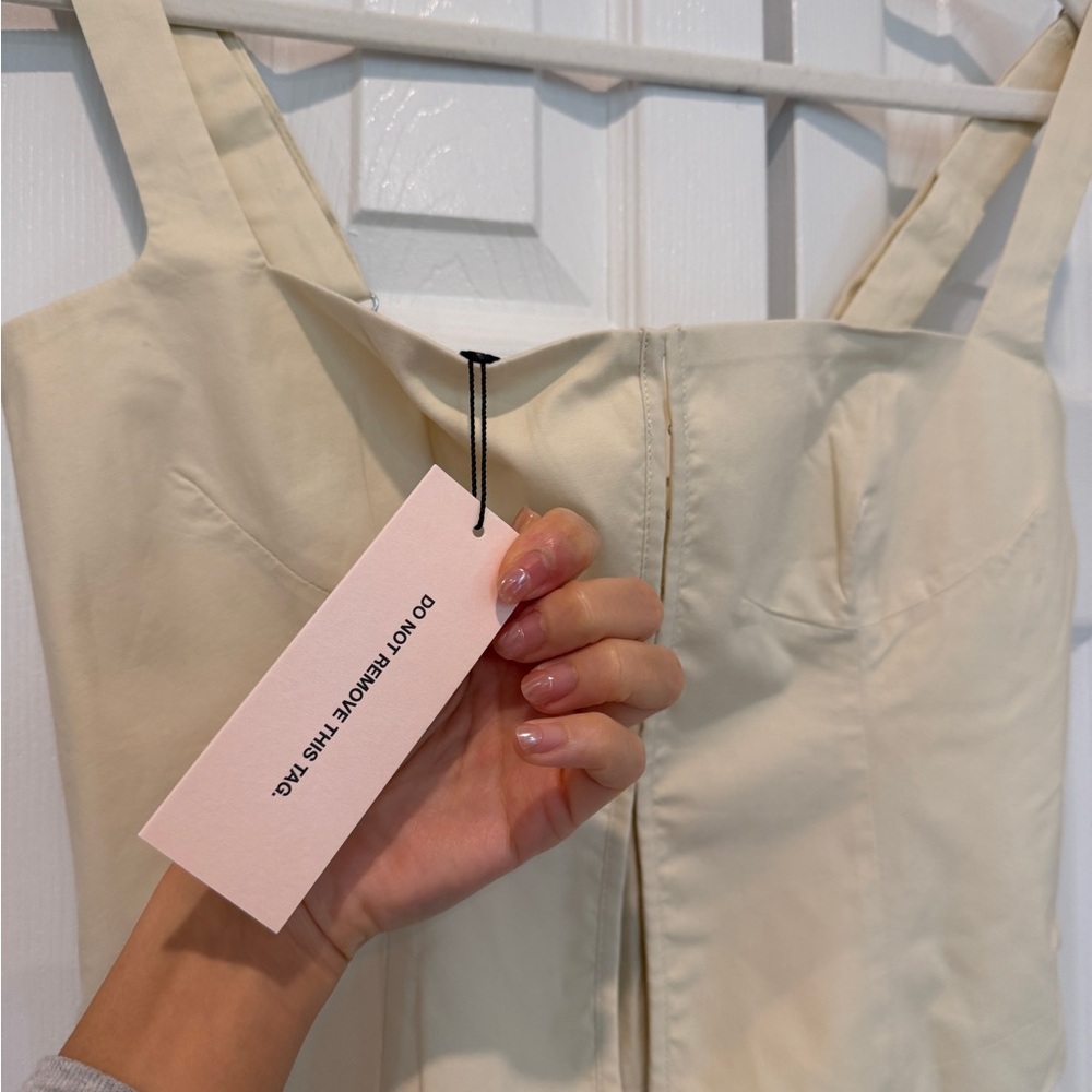 NWT Orseund Iris Cream Bustier Top size S - Picture 5 of 8
